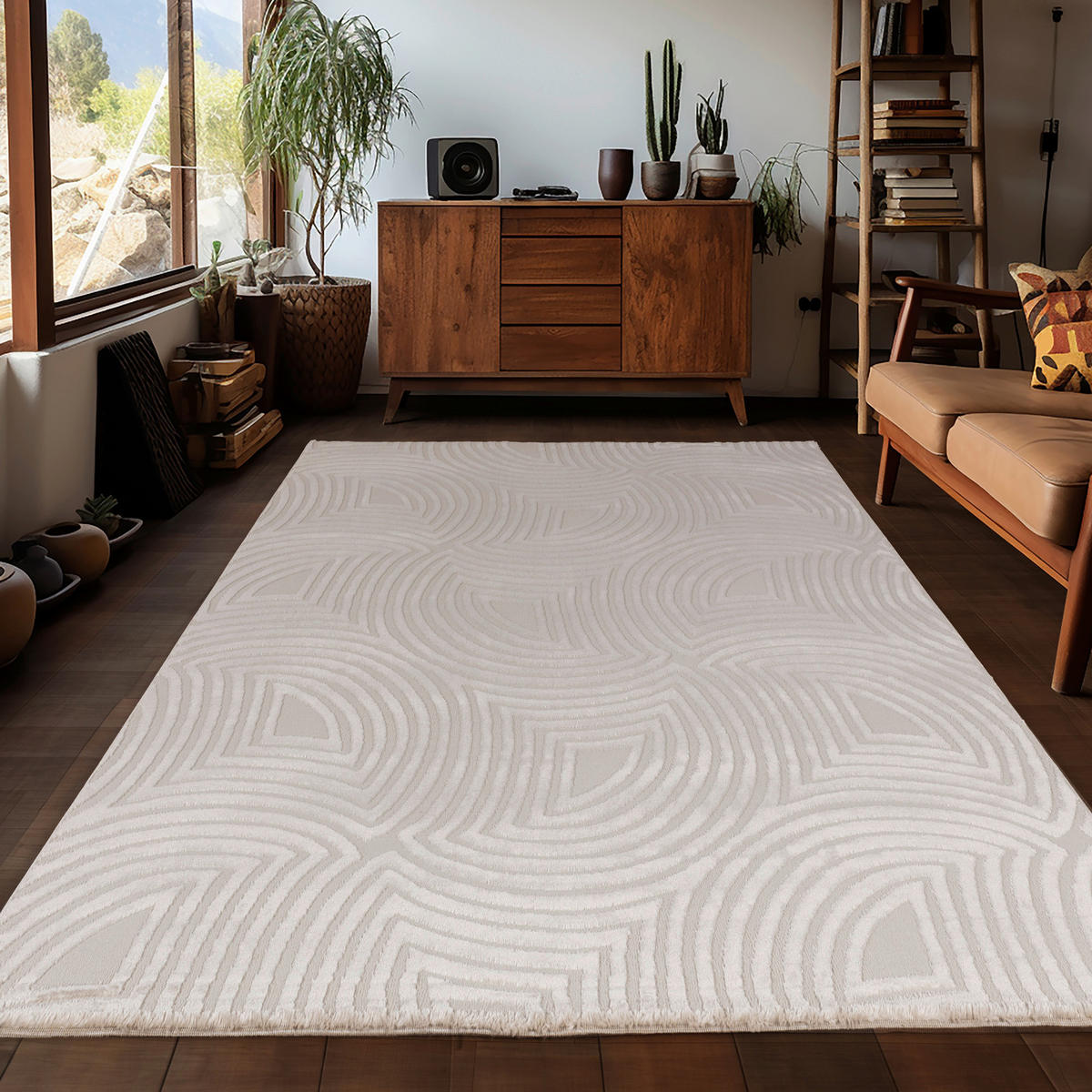 Ayyildiz Teppich SAHARA beige B/L: ca. 200x290 cm SAHARA - beige (200,00/290,00cm) - Ayyildiz