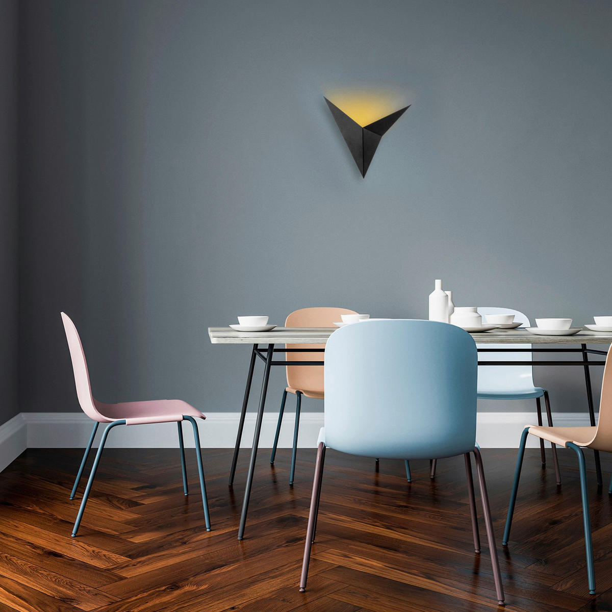 Opviq Wandleuchte Bird schwarz Metall B/H/T/L: ca. 5x34x5x34 cm G9 1 Brennstellen Bird - schwarz (34,00/5,00/34,00cm) - Opviq