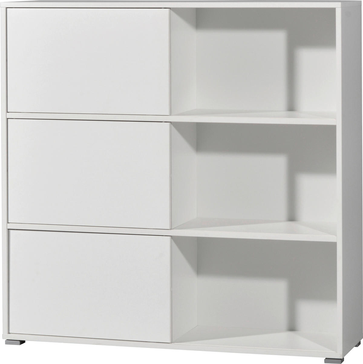 Regal B/H/T: ca. 120x119x35 cm Schiebetürregal 4038 - (120,00/119,00/35,00cm)