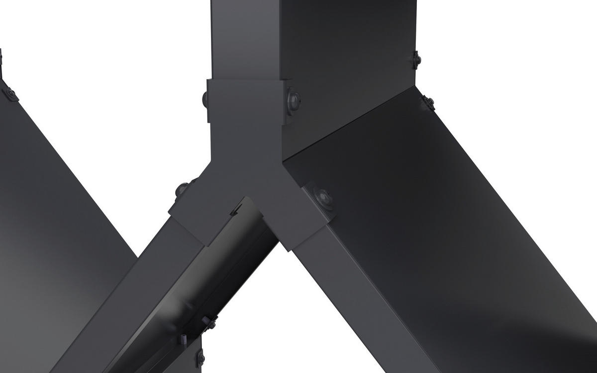 Westmann Kaminholzregal Castra anthrazit B/H/L: ca. 95x160x50 cm Castra - anthrazit (50,00/95,00/160,00cm) - Westmann