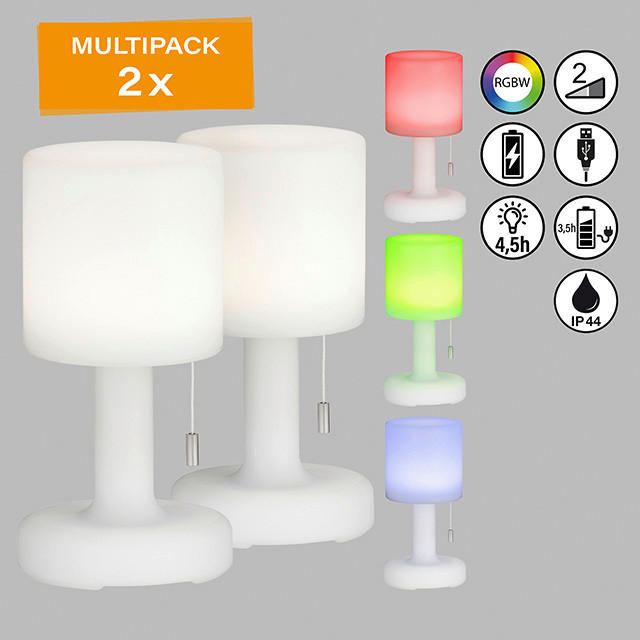 LED-Außenleuchte 850252 Termoli weiß H/D: ca. 25x13 cm Termoli - weiß (13,00/25,00cm) - easy! by FHL