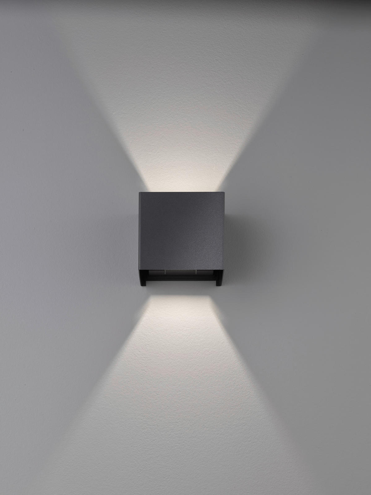 LED-Außen-Wandleuchte 30259 schwarz B/H/T: ca. 11x10x10 cm Wall - schwarz (11,00/10,00/10,00cm) - Fischer & Honsel