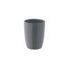 Zahnputzbecher anthrazit Keramik B/H/L: ca. 7,5x10,5x7,5 cm Zahnputzbecher_Pisa grau - anthrazit (7,50/7,50/10,50cm) - Axentia