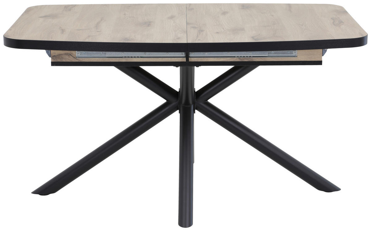 Esstisch Tokio schwarz B/H/T: ca. 180x76x90 cm Tokio - schwarz (180,00/76,00/90,00cm) - Hela