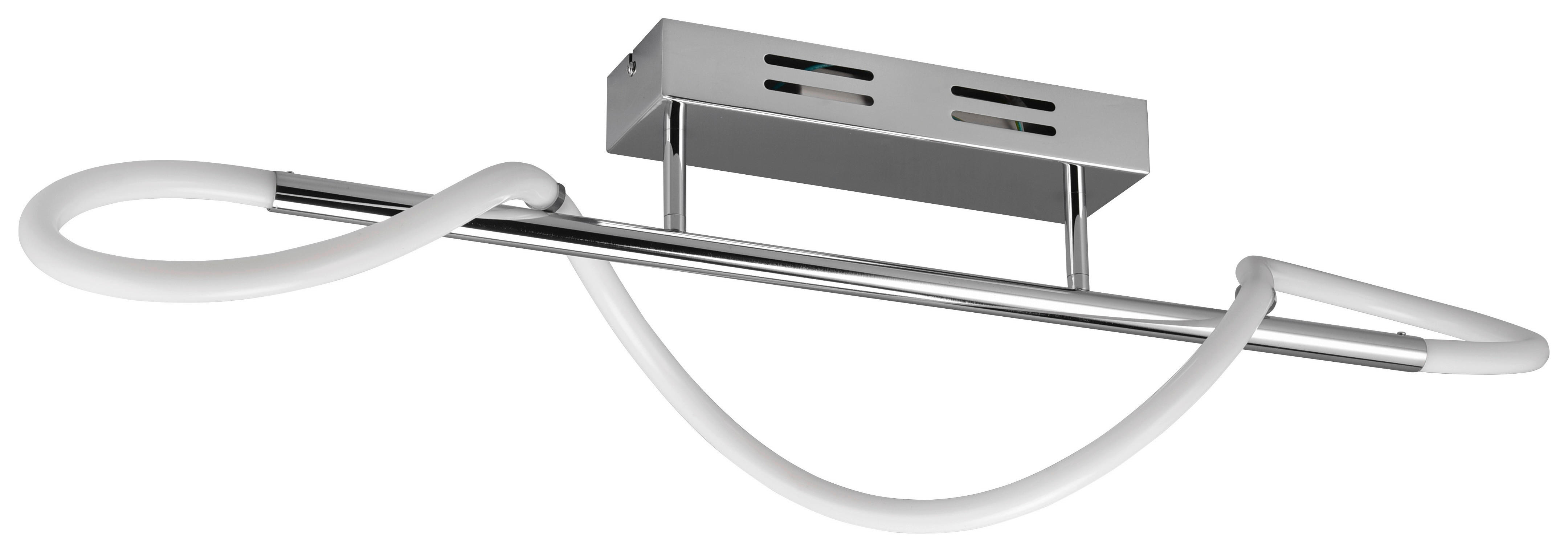 Reality LED-Deckenleuchte R62361106 Argos weiß Chrom Acryl Metall B/H/T: ca. 105x30x34 cm 1 Brennstellen Argos - weiß/Chrom (105,00/30,00/34,00cm) - Reality