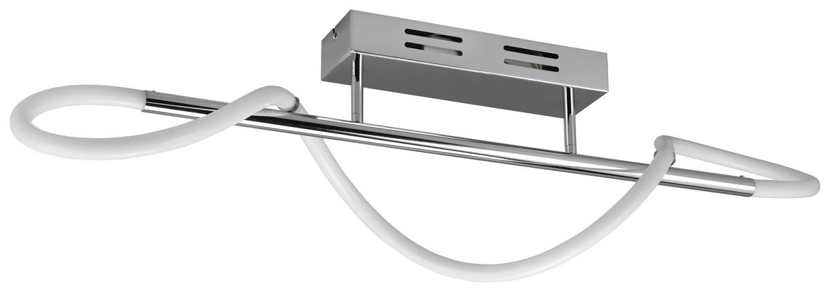 Reality LED-Deckenleuchte R62361106 Argos weiß Chrom Acryl Metall B/H/T: ca. 105x30x34 cm 1 Brennstellen Argos - weiß/Chrom (105,00/30,00/34,00cm) - Reality