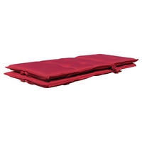 Grasekamp Auflage für Hochlehner rot Polyester-Mischgewebe B/H/L: ca. 53x7x121 cm Auflage_Hochlehner - rot (121,00/53,00/7,00cm) - Grasekamp