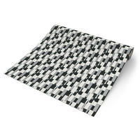 Rasch Vliestapete Grafik schwarz weiß B/L: ca. 53x1005 cm Vliestapete_455427 - weiß/schwarz (53,00/1005,00cm) - Rasch