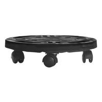 Dolly Transportroller schwarz B/H/L: ca. 30x7x30 cm Transportroller_mit_Rädern rund - schwarz (30,00/30,00/7,00cm) - Dolly