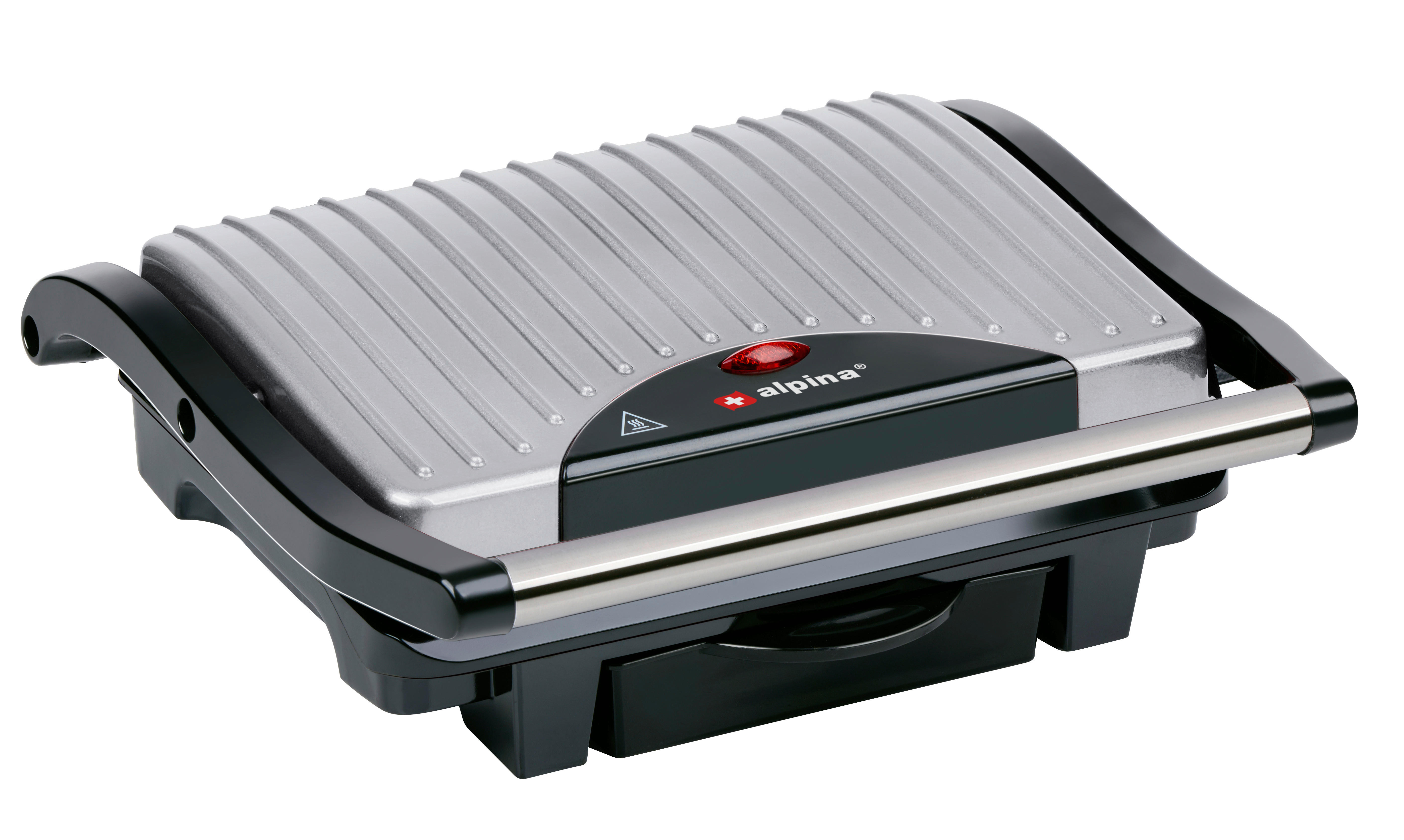 Kontaktgrill schwarz B/H/L: ca. 11,5x29,5x32,5 cm Kontaktgrill - schwarz/silber (32,50/11,50/29,50cm)