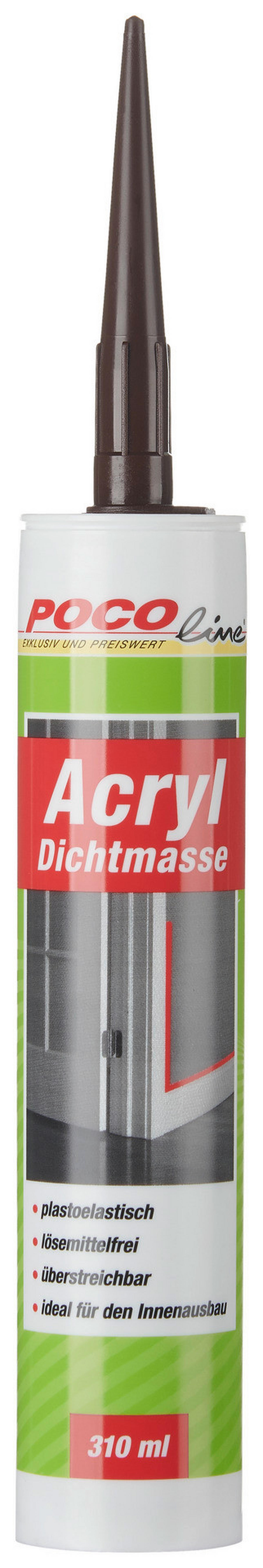 POCOline Acryl Fugendicht braun ca. 0,3 l Fugendicht - braun (300ml) - POCOline