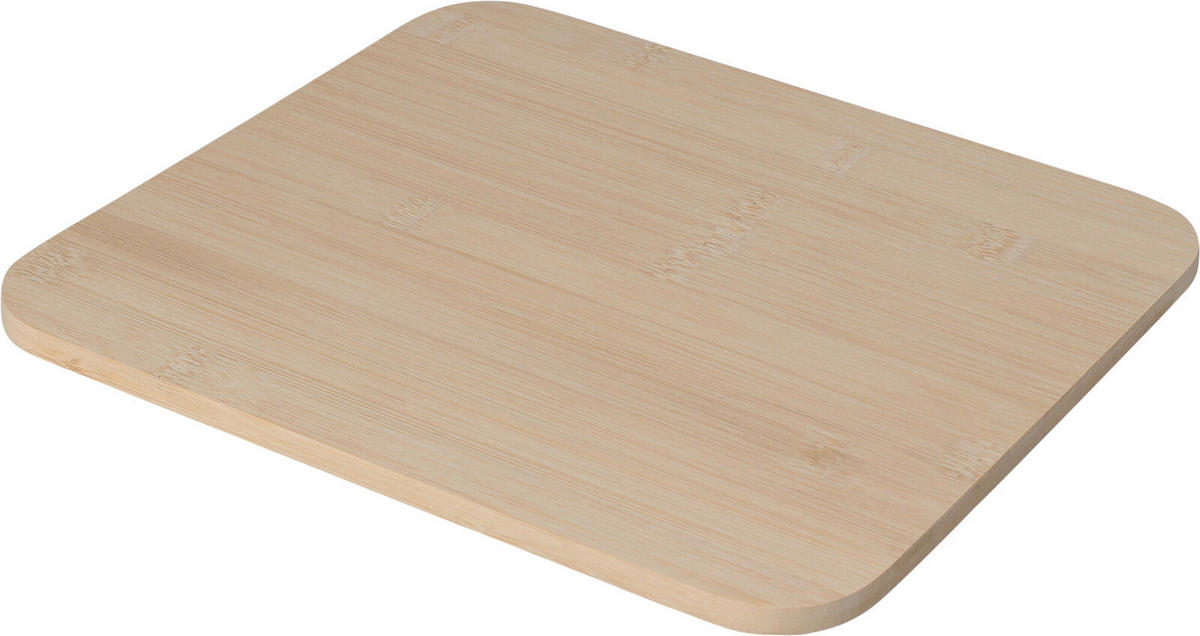 Schneidbrett natur Natura Bambus B/H/L: ca. 37x4x24 cm Schneidbrett_mit_Auffangschale - natur/schwarz (24,00/37,00/4,00cm)