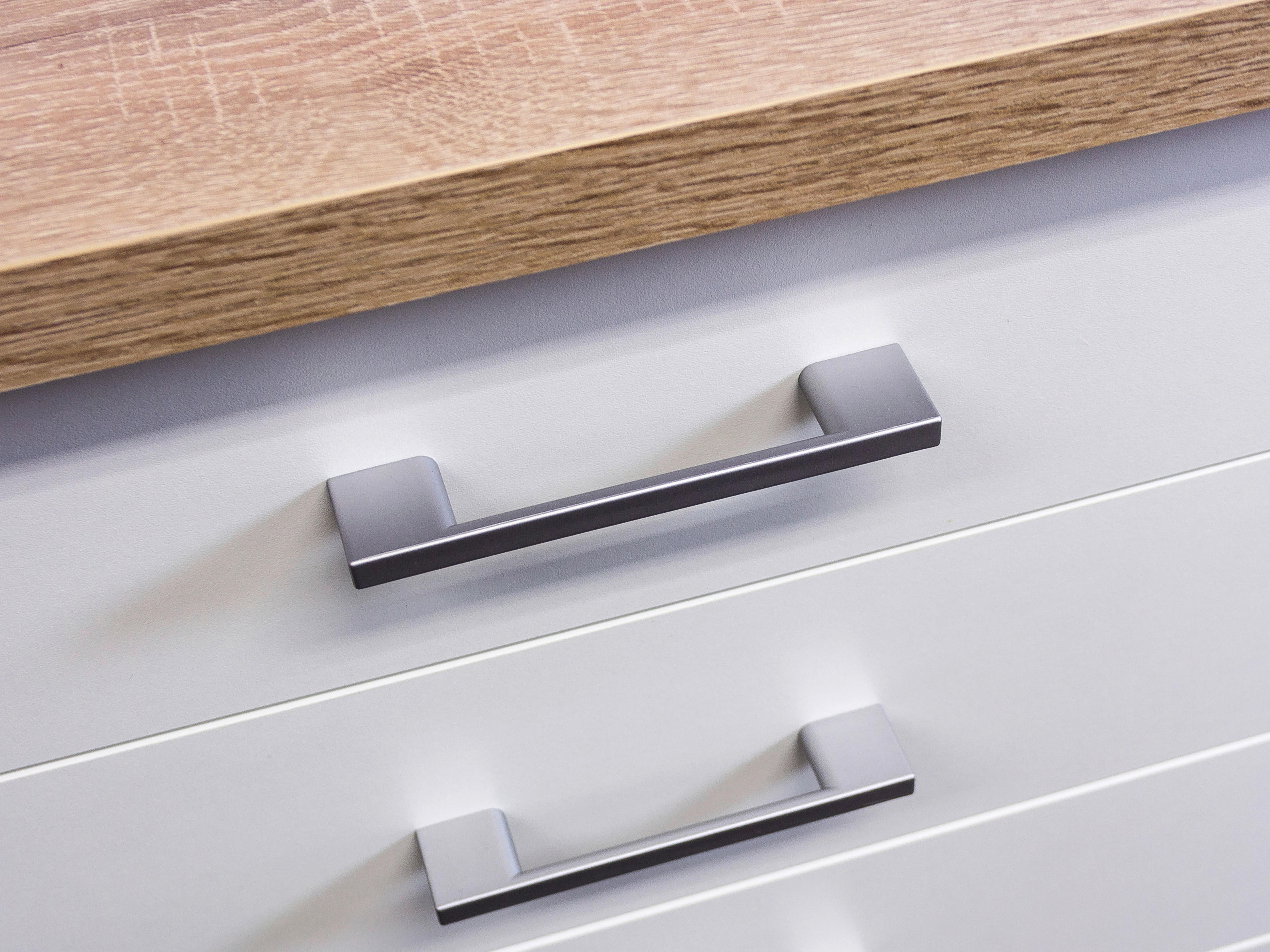 Unterschrank Samoa weiß Eiche Nachbildung B/H/T: ca. 30x85x60 cm Samoa - Eiche/weiß (30,00/85,00/60,00cm) - Flex-Well