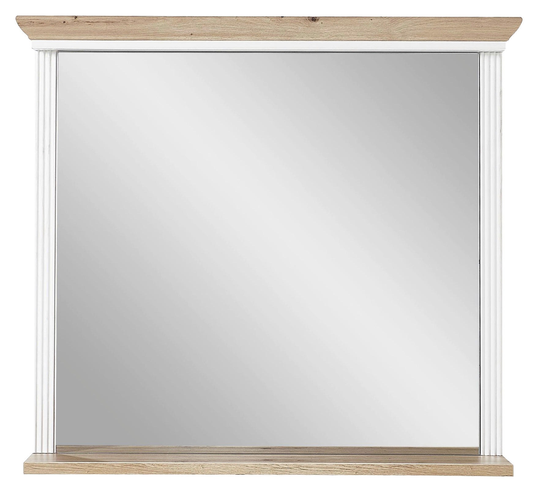 Wandspiegel Jasmin Pinie Nachbildung Eiche Artisan Nachbildung B/H/T: ca. 93x83x15 cm Jasmin - Eiche (93,00/83,00/15,00cm)