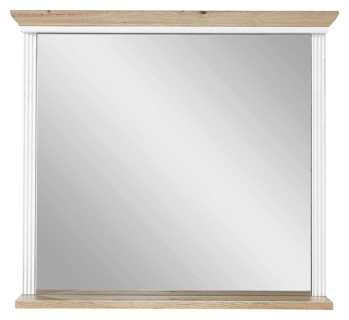 Wandspiegel Jasmin Pinie Nachbildung Eiche Artisan Nachbildung B/H/T: ca. 93x83x15 cm Jasmin - Eiche (93,00/83,00/15,00cm)