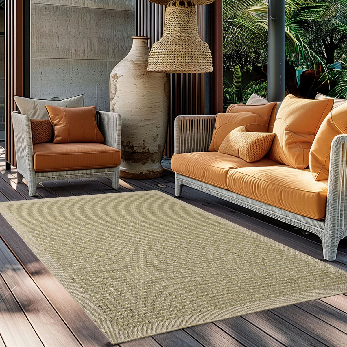 Ayyildiz Teppich GIZA grün B/L: ca. 280x370 cm GIZA - grün (280,00/370,00cm) - Ayyildiz