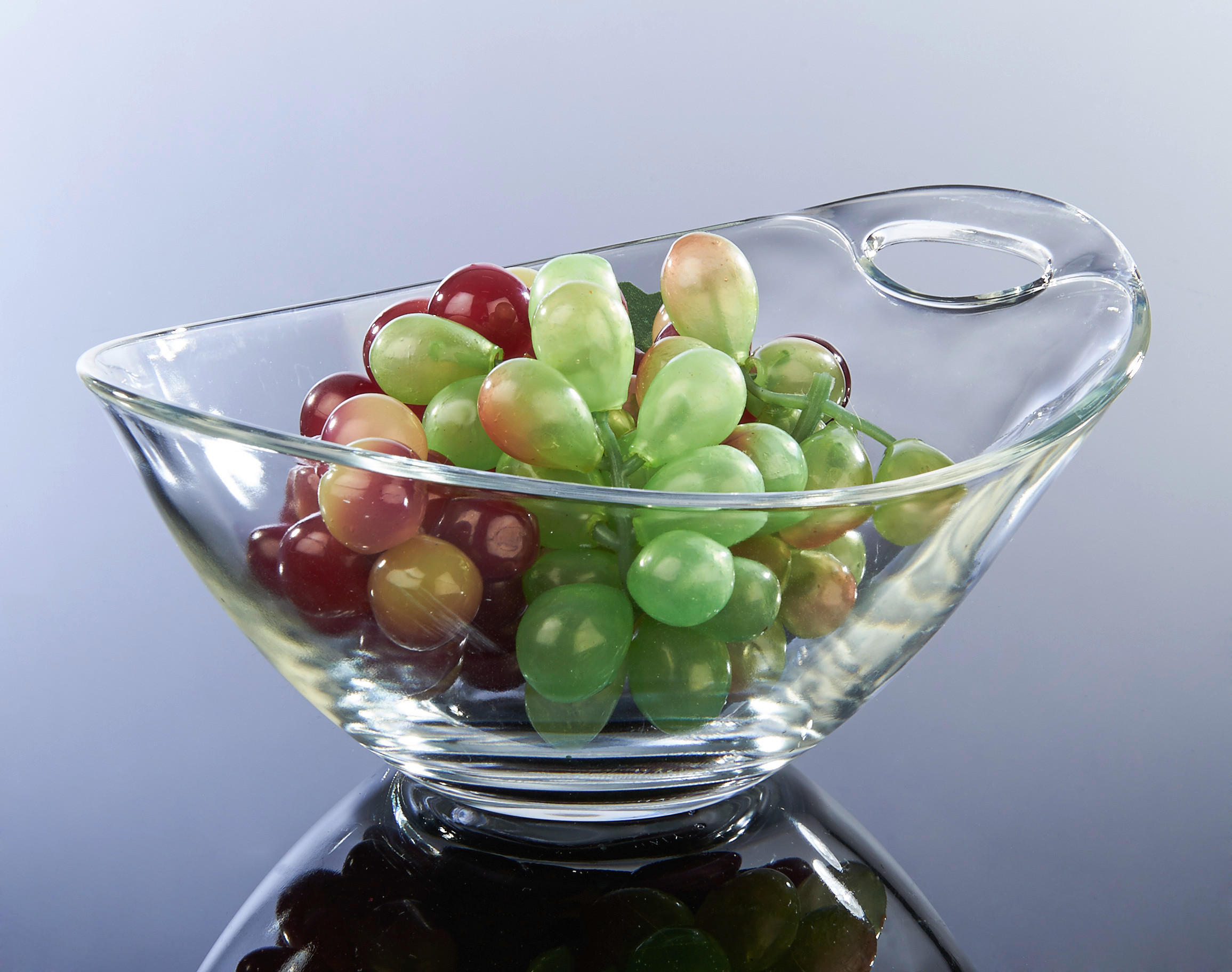 Schale klar Glas B/H/L: ca. 18x10x18 cm Schale_Galaxy - klar (18,00/18,00/10,00cm)