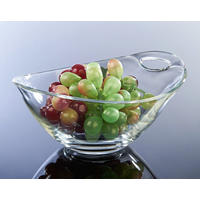 Schale klar Glas B/H/L: ca. 18x10x18 cm Schale_Galaxy - klar (18,00/18,00/10,00cm)