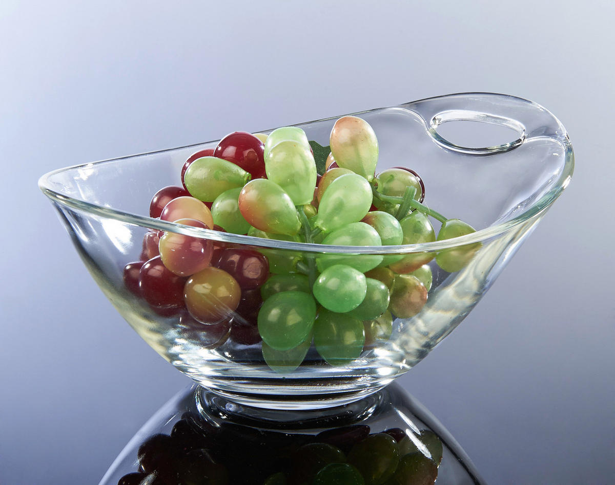 Schale klar Glas B/H/L: ca. 18x10x18 cm Schale_Galaxy - klar (18,00/18,00/10,00cm)