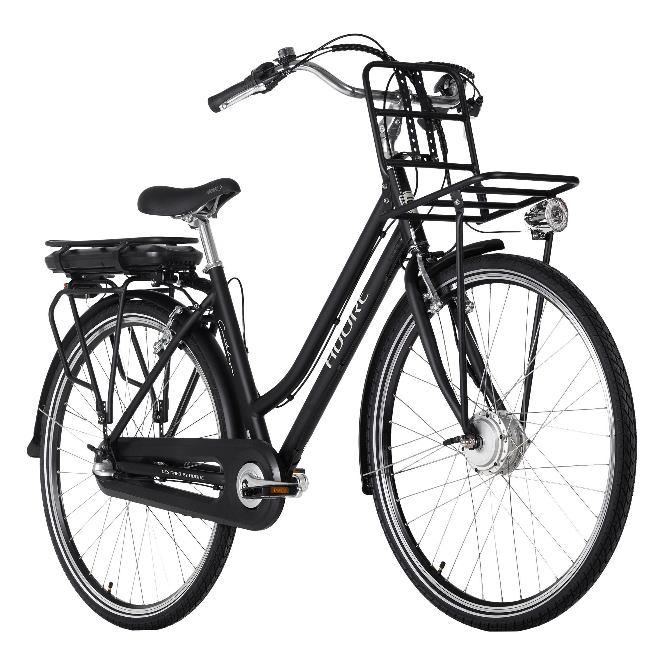 Adore E-Citybike Cataloupe Cantaloupe 28 Zoll Rahmenhöhe 49 cm 3 Gänge schwarz schwarz ca. 250 W ca. 36 V ca. 28 Zoll