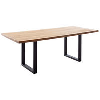 Esstisch Deba natur schwarz B/T: ca. 200x100 cm Deba - natur/schwarz (200,00/100,00cm)