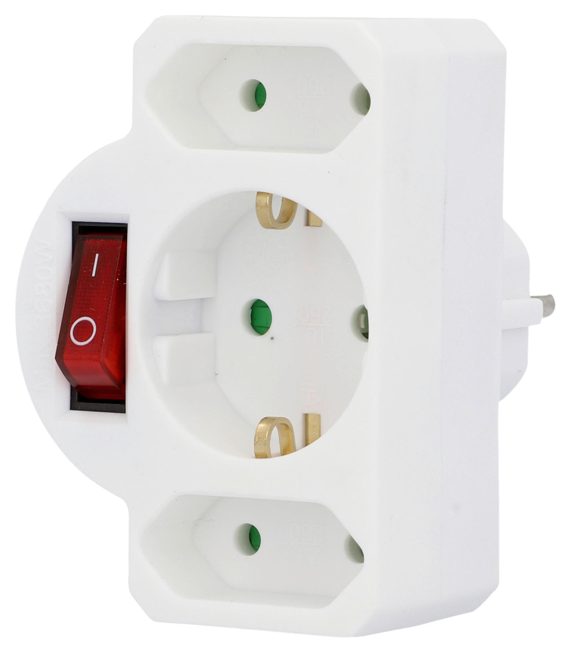 Zwischenstecker weiß ca. 250 V Zwischenstecker_1+2 m.Schalter - weiß