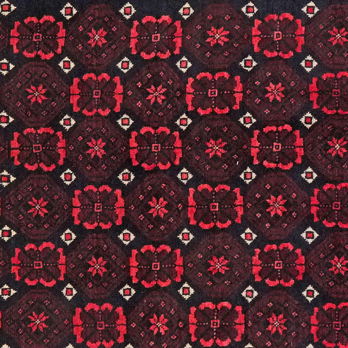 PersaTepp Teppich Belutch blau B/L: ca. 122x224 cm Belutch - blau/rot (122,00/224,00cm) - PersaTepp