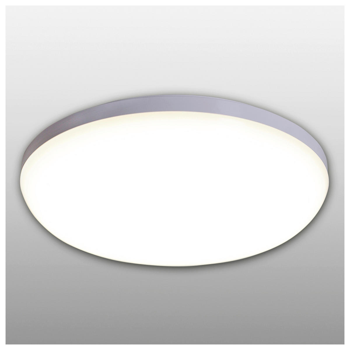 Näve Leuchten LED-Deckenleuchte weiß Metall Kunststoff B/H/T/D: ca. 28x5,5x28x28 cm GARDA - weiß (28,00/5,50/28,00cm) - Näve Leuchten