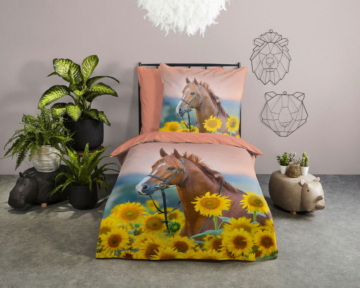 Baumwoll Bettwäsche Beauty Renforce Beauty - Multi (135,00/200,00cm) - Good Morning