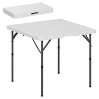 Outsunny Campingtisch B/H/L: ca. 86x74x86 cm Campingtisch - weiß (86,00/86,00/74,00cm) - Outsunny