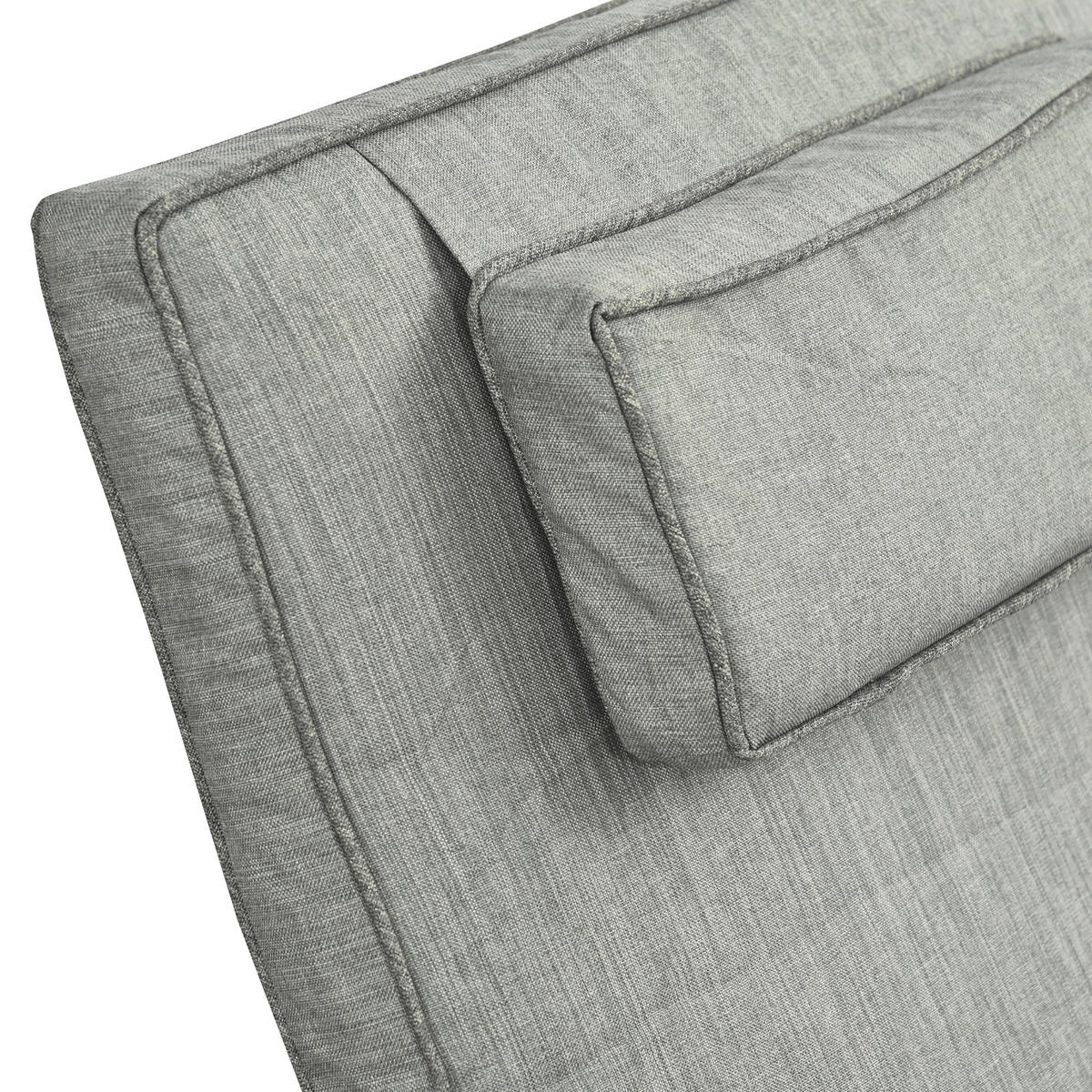 Outsunny Gartenliege-Set mit Tisch grau Polyrattan B/H/L: ca. 73x103x200 cm Gartenliege-Set mit Tisch - grau (200,00/73,00/103,00cm) - Outsunny