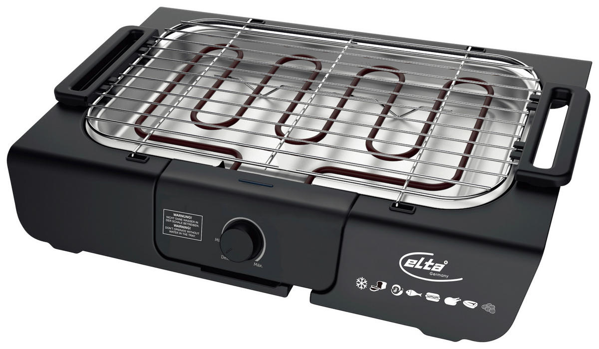Elta Barbecue-Tischgrill BGT-2000.2 schwarz Barbecue-Tischgrill_Elta 2001598 - schwarz - Elta