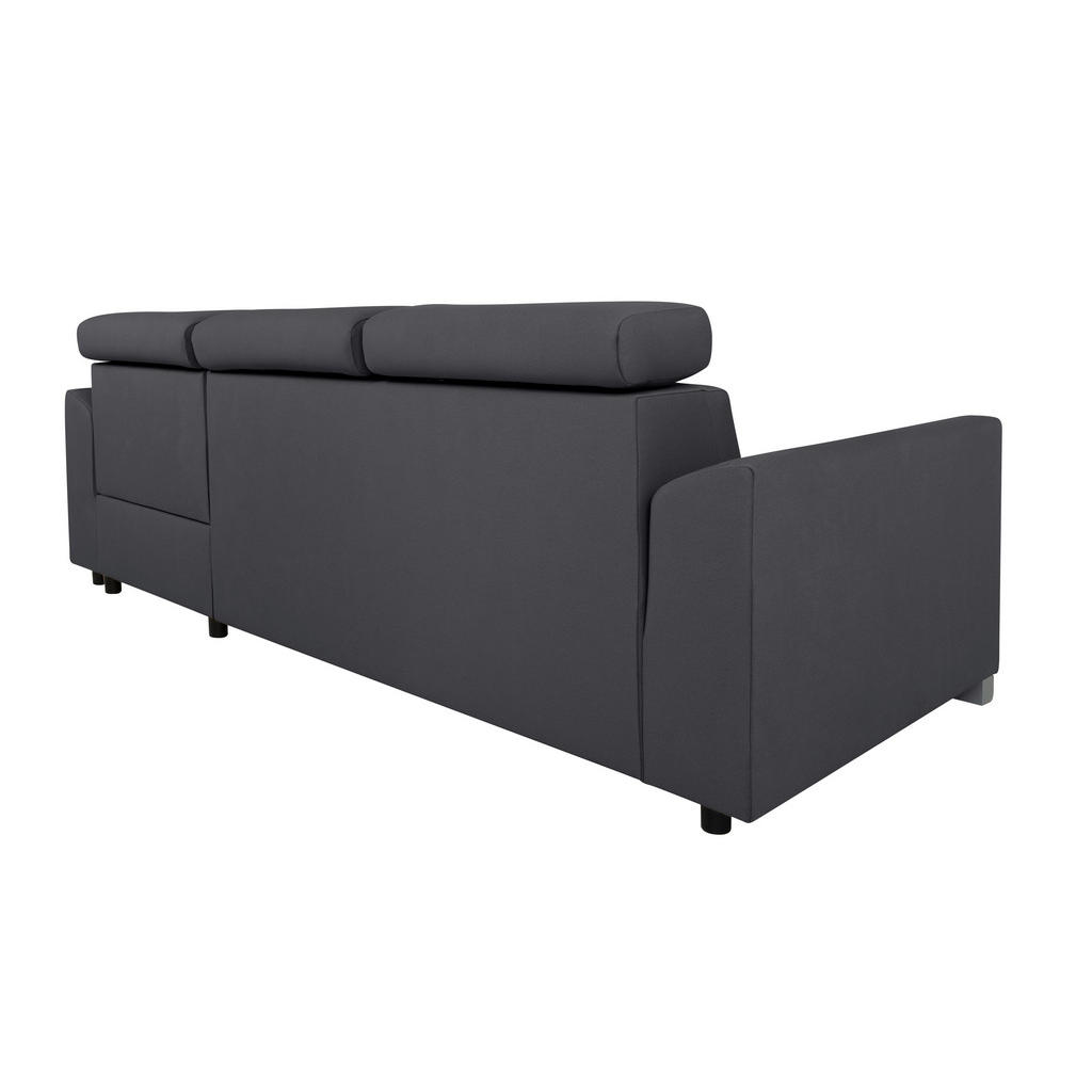 Thumbnail - Ecksofa Evia Ashgrey Microfaser B/H/T: ca. 243x85x186 cm