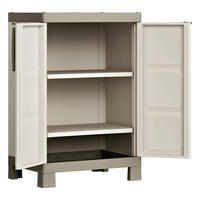 Keter Kunststoffschrank Excellence beige Kunststoff B/H/T: ca. 65x97x45 cm Excellence - beige/taupe (65,00/97,00/45,00cm) - Keter