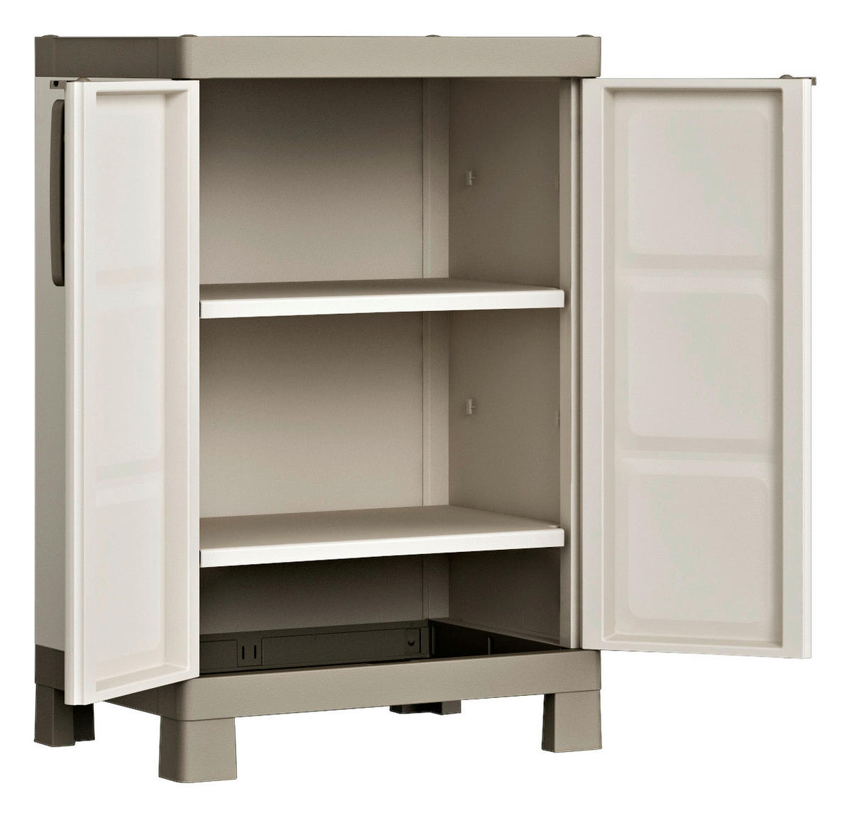 Keter Kunststoffschrank Excellence beige Kunststoff B/H/T: ca. 65x97x45 cm Excellence - beige/taupe (65,00/97,00/45,00cm) - Keter