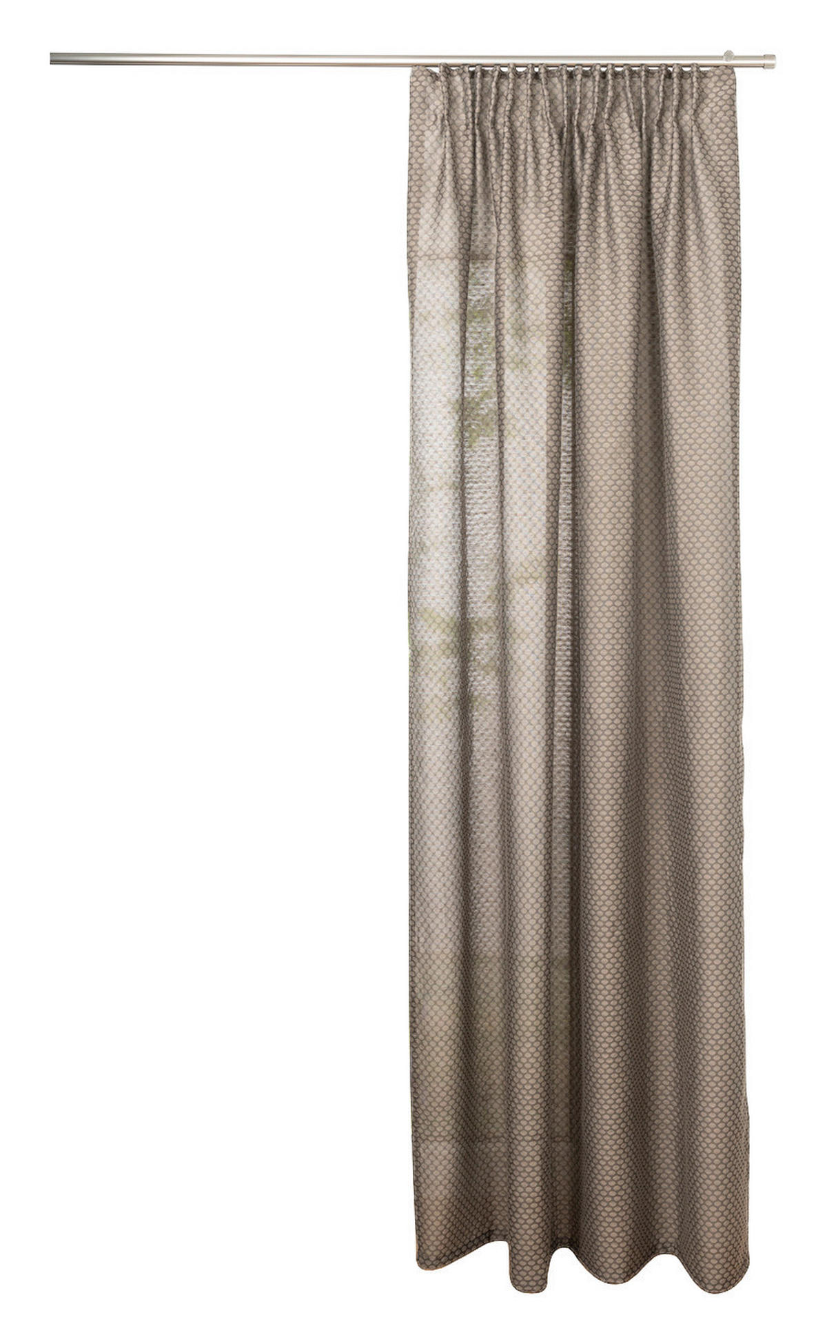 Kombivorhang DOT taupe B/L: ca. 135x245 cm DOT - taupe (135,00/245,00cm)