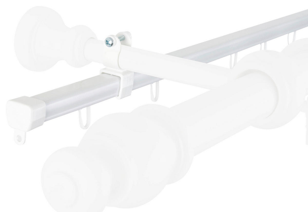 ondeco U-Laufschiene U-Lauf - weiß (150,00cm) - ondeco