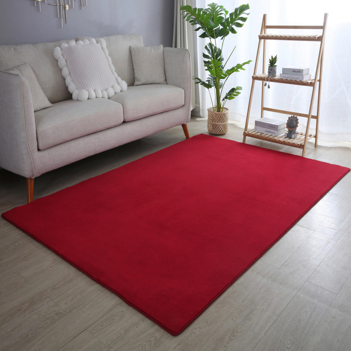 Ayyildiz Teppich SKY rot B/L: ca. 140x200 cm SKY - rot (140,00/200,00cm) - Ayyildiz