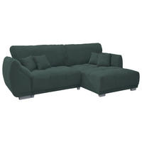 Ecksofa mit Bettfunktion und Bettkasten olive Microfaser B/H/T: ca. 288x78x179 cm Lake_248-8002_2F+BK/li-Ot/re_Eckso. - olive/silber (288,00/78,00/179,00cm)