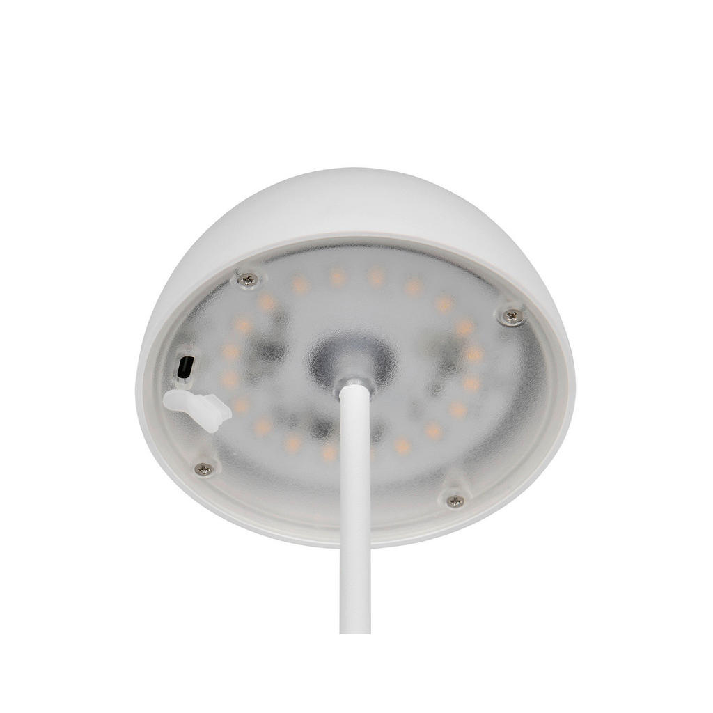 Thumbnail - Reality LED Tischleuchte ORTIZ weiß Kunststoff H: ca. 2 cm 1 Brennstellen