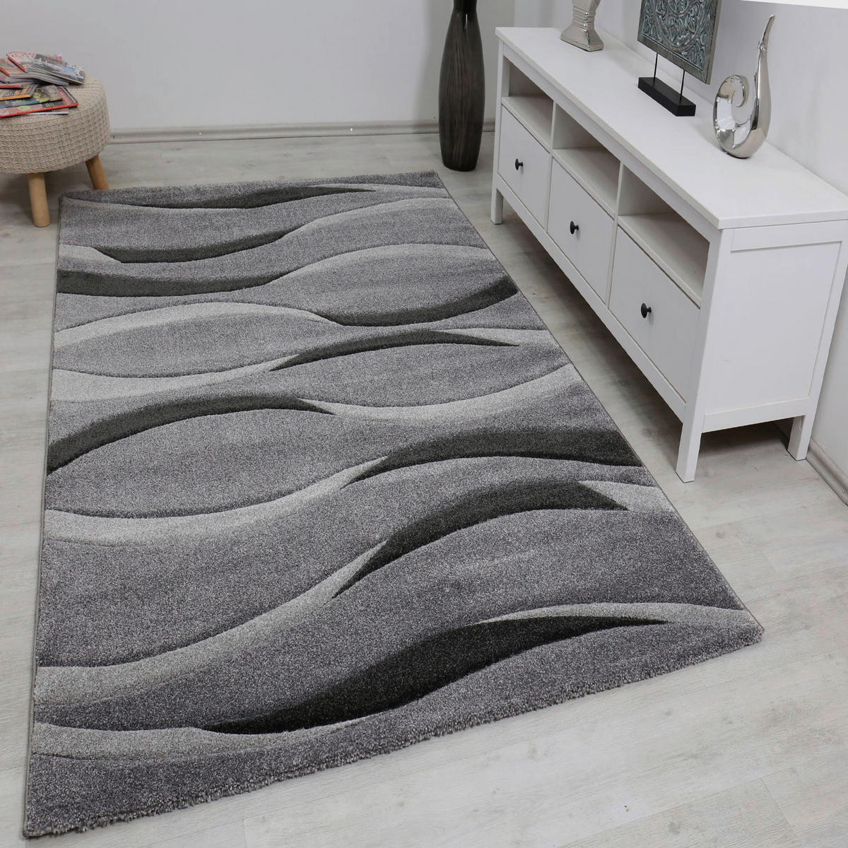 Teppich Malta grau B/L: ca. 160x230 cm Malta - grau (160,00/230,00cm)