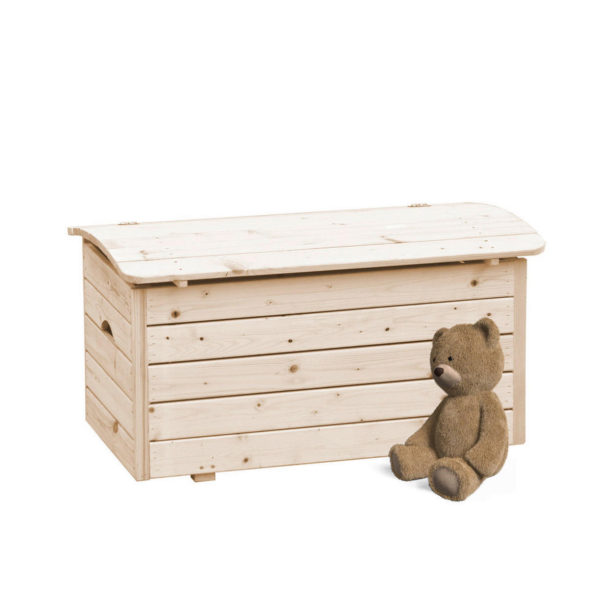 Timbela Aufbewahrungsbox M034 natur Holz B/H/L: ca. 80x47x50 cm M034 - natur (50,00/80,00/47,00cm) - Timbela