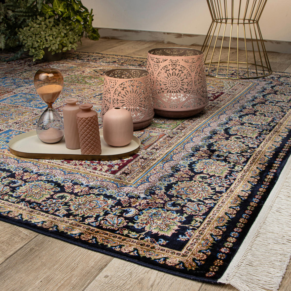 Obsession Teppich My Babylon of Obsession blau B/L: ca. 80x150 cm My Babylon of Obsession - blau (80,00/150,00cm) - Obsession