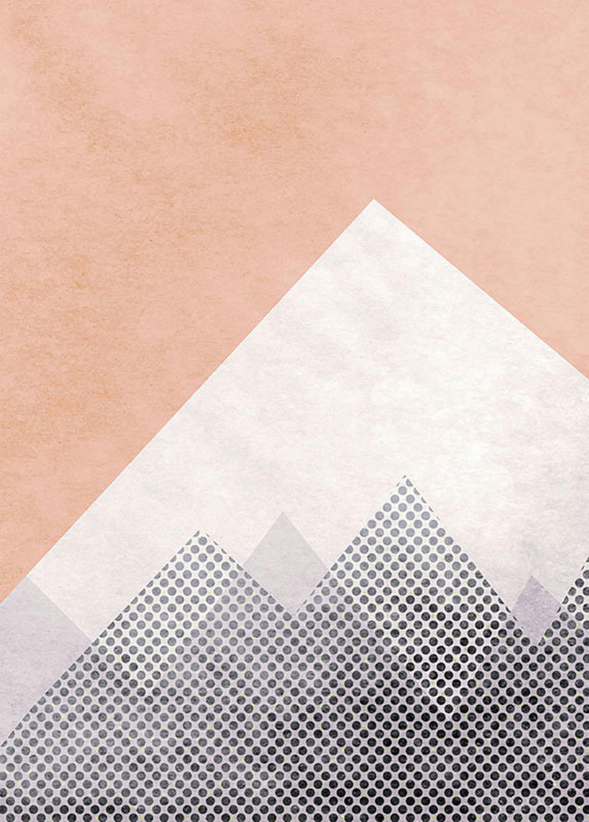 Komar Poster Wild and Free Mountain Abstrakt B/L: ca. 50x70 cm Wild and Free Mountain - (50,00/70,00cm) - Komar