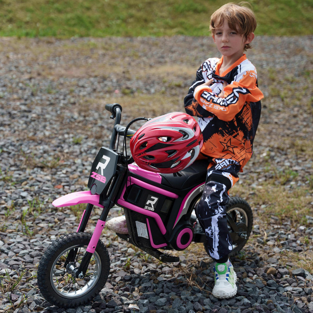 HOMCOM Kindermotorrad rosa B/H/L: ca. 64x76,5x119 cm Kindermotorrad - rosa (119,00/64,00/76,50cm) - HOMCOM