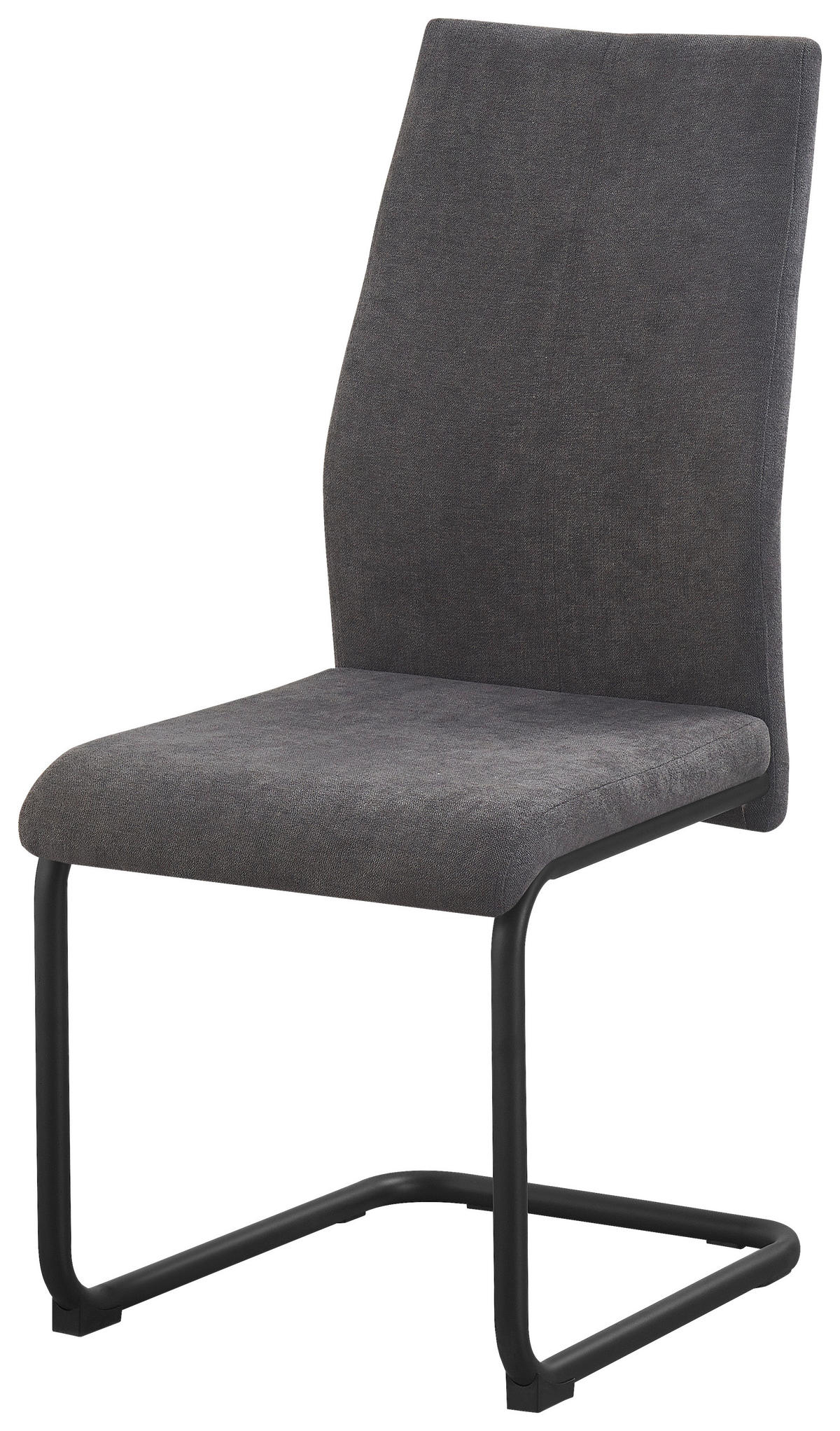Schwingstuhl Noemi grau Microfaser B/H/T: ca. 44x96x57 cm Noemi - schwarz/grau (44,00/96,00/57,00cm)
