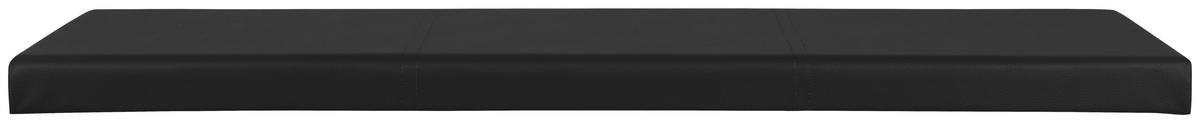 Klemmkissen Malawi schwarz Kunstleder B/H/T: ca. 130x6x42 cm Malawi - schwarz (130,00/6,00/42,00cm)