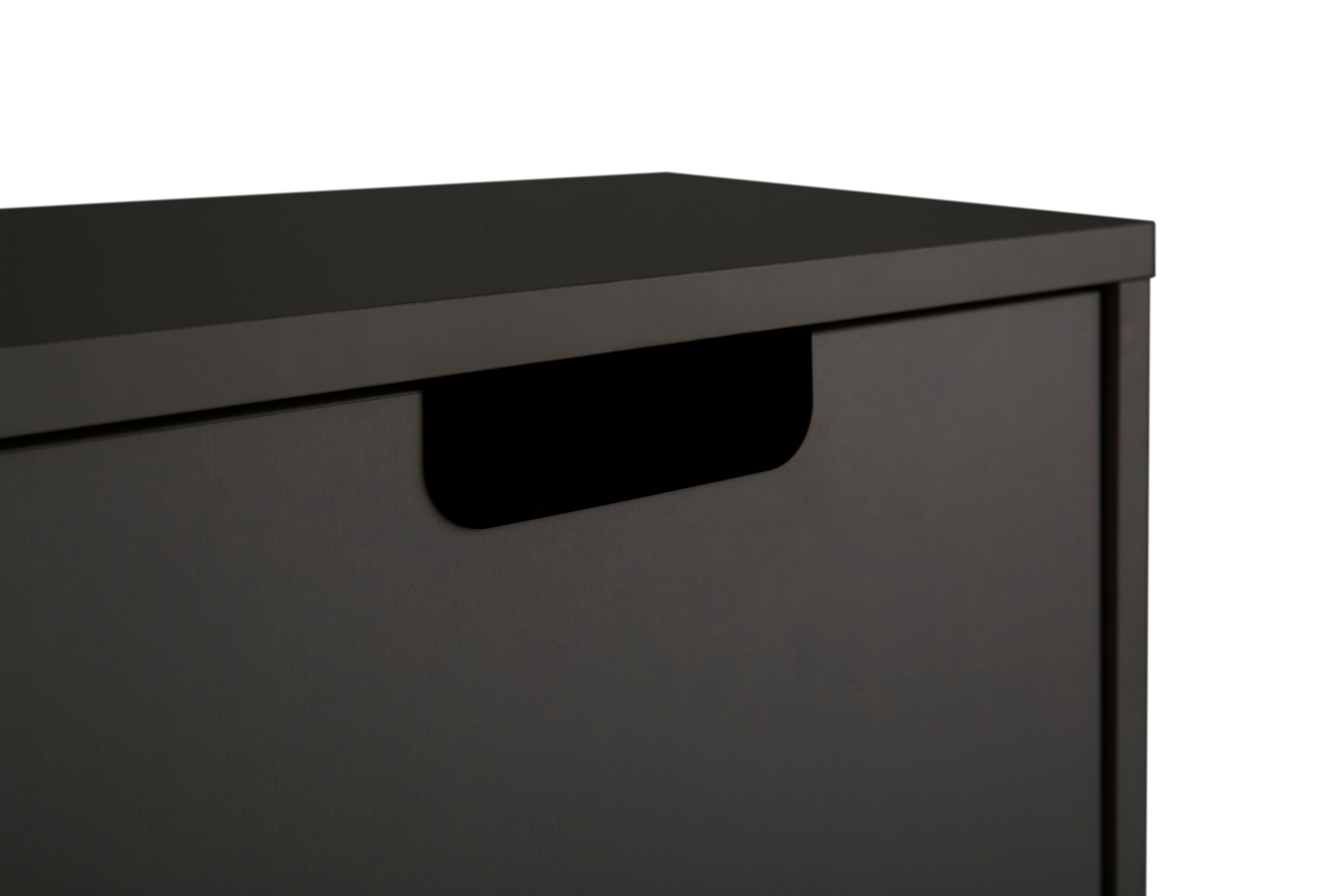 Unterschrank Ryker schwarz matt B/H/T: ca. 59,8x85,2x19,55 cm Ryker - schwarz (59,80/85,20/19,55cm) - Möbelpartner