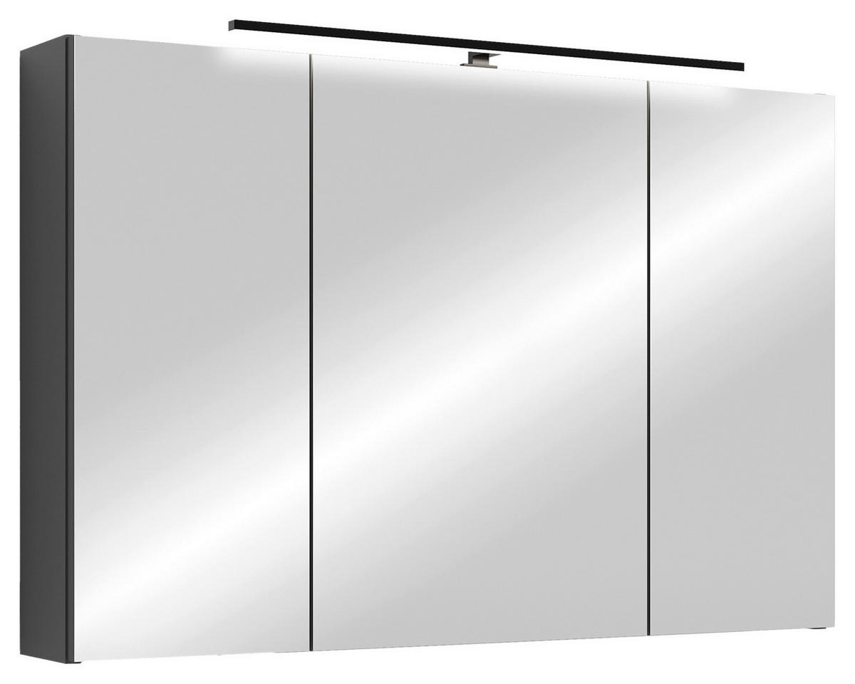 Spiegelschrank SPREE anthrazit B/H/T: ca. 90x60x20 cm SPREE - anthrazit (90,00/60,00/20,00cm) - byLIVING