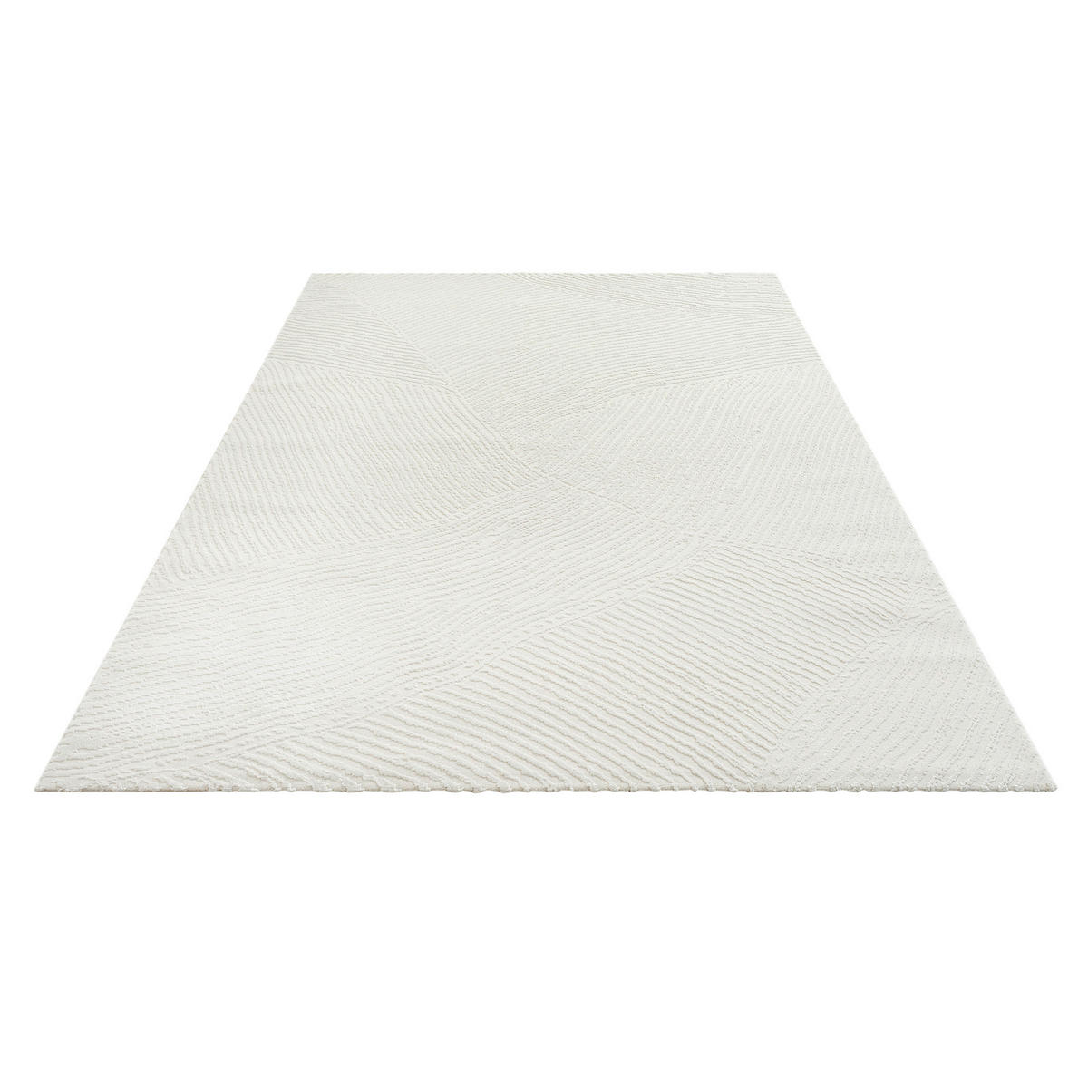 Sanat Kurzflorteppich HERA weiß B/L: ca. 120x160 cm HERA - weiß (120,00/160,00cm) - Sanat